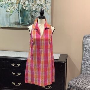 Vibrant Pink and Orange Dress